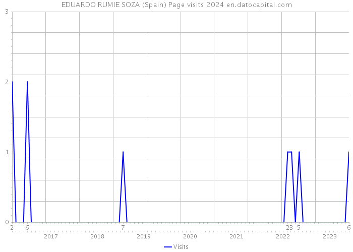 EDUARDO RUMIE SOZA (Spain) Page visits 2024 