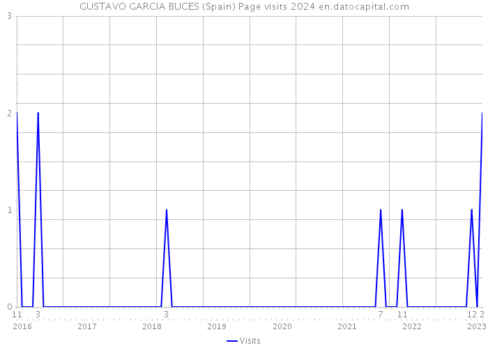 GUSTAVO GARCIA BUCES (Spain) Page visits 2024 