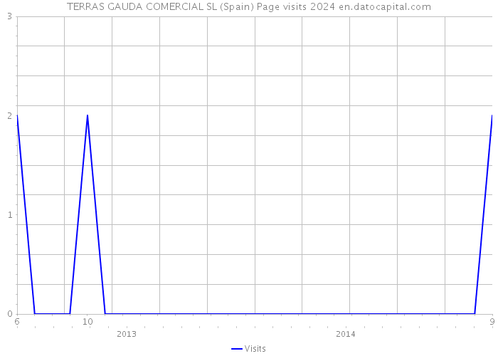 TERRAS GAUDA COMERCIAL SL (Spain) Page visits 2024 
