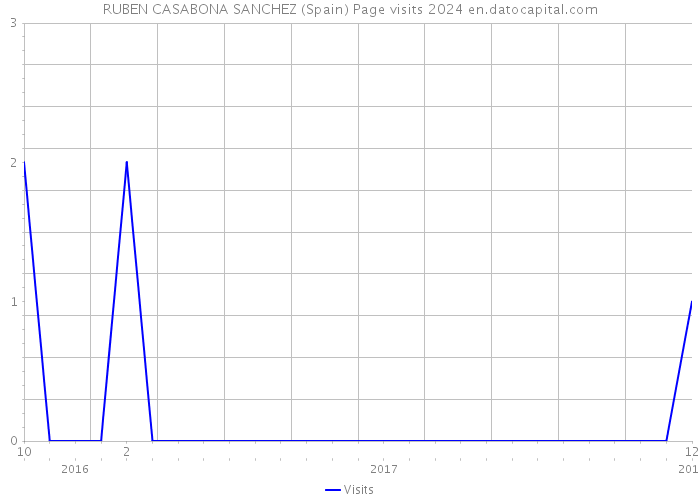 RUBEN CASABONA SANCHEZ (Spain) Page visits 2024 