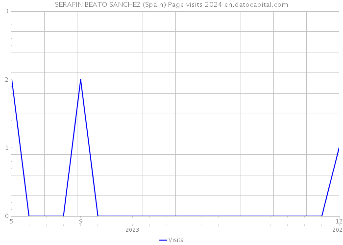 SERAFIN BEATO SANCHEZ (Spain) Page visits 2024 