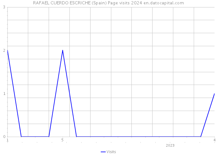 RAFAEL CUERDO ESCRICHE (Spain) Page visits 2024 