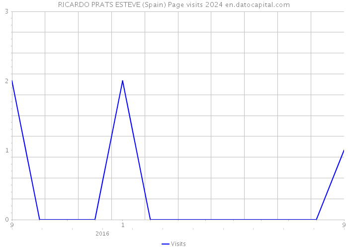 RICARDO PRATS ESTEVE (Spain) Page visits 2024 