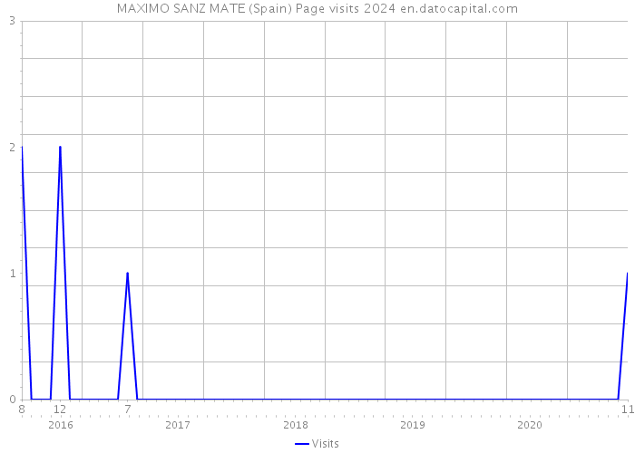 MAXIMO SANZ MATE (Spain) Page visits 2024 