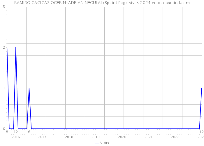 RAMIRO CAGIGAS OCERIN-ADRIAN NECULAI (Spain) Page visits 2024 