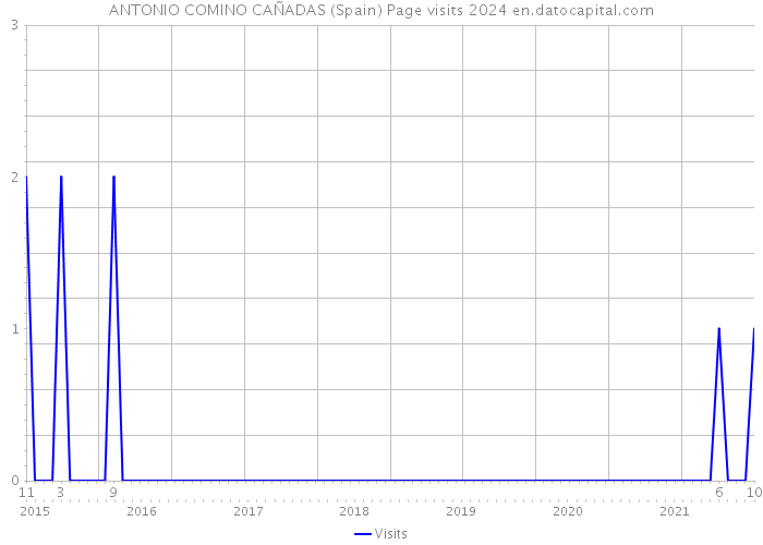 ANTONIO COMINO CAÑADAS (Spain) Page visits 2024 