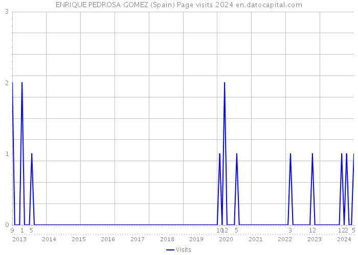 ENRIQUE PEDROSA GOMEZ (Spain) Page visits 2024 