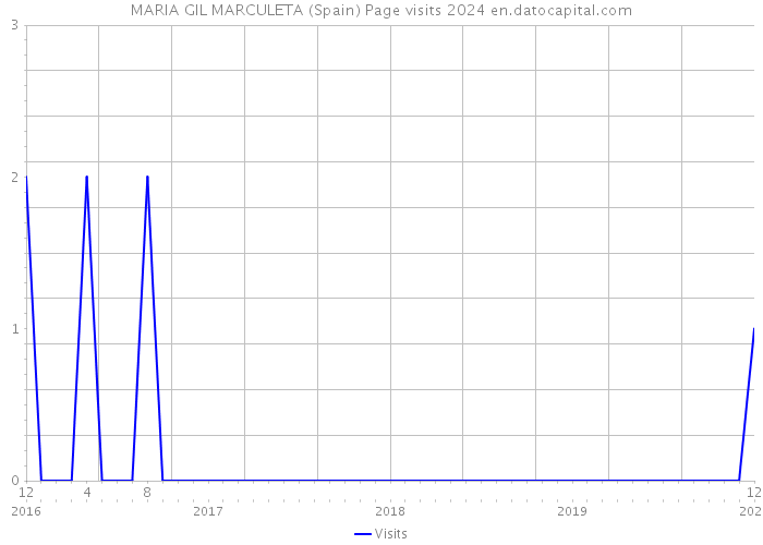 MARIA GIL MARCULETA (Spain) Page visits 2024 