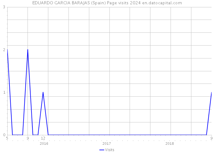 EDUARDO GARCIA BARAJAS (Spain) Page visits 2024 