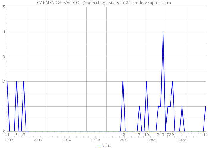 CARMEN GALVEZ FIOL (Spain) Page visits 2024 