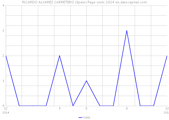 RICARDO ALVAREZ CARRETERO (Spain) Page visits 2024 