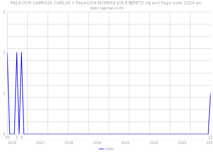 PALACIOS GARRAZA CARLOS Y PALACIOS MORRAS JOS E BENITO (Spain) Page visits 2024 