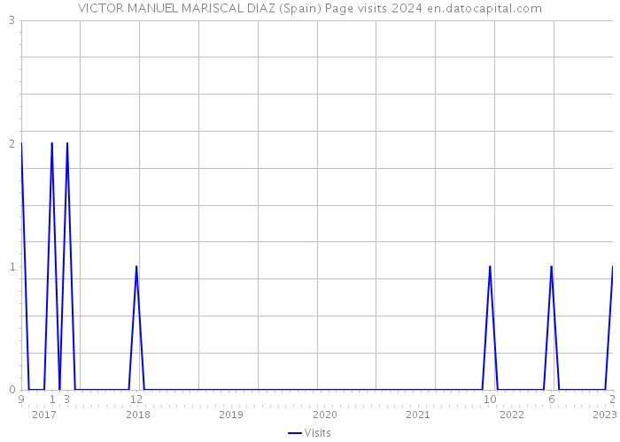 VICTOR MANUEL MARISCAL DIAZ (Spain) Page visits 2024 
