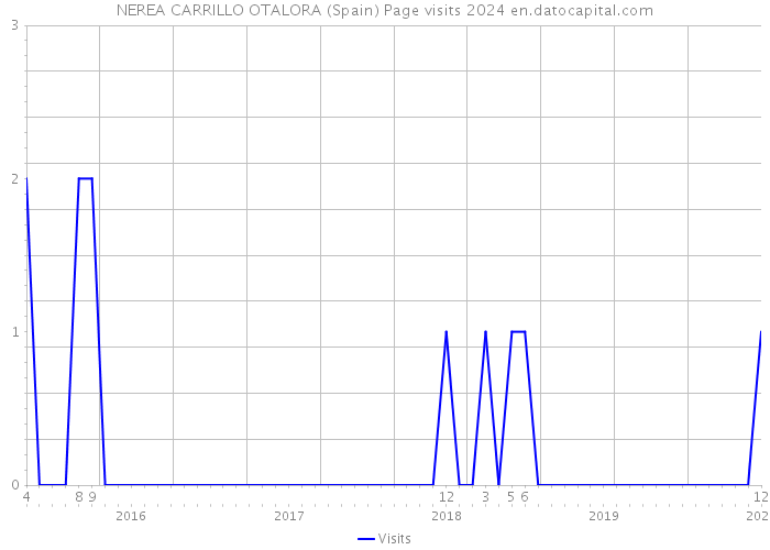 NEREA CARRILLO OTALORA (Spain) Page visits 2024 