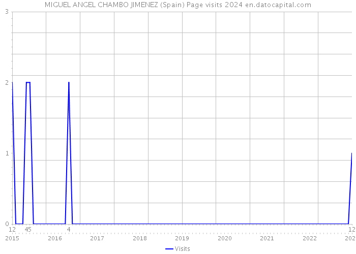 MIGUEL ANGEL CHAMBO JIMENEZ (Spain) Page visits 2024 