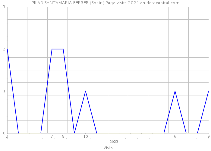 PILAR SANTAMARIA FERRER (Spain) Page visits 2024 
