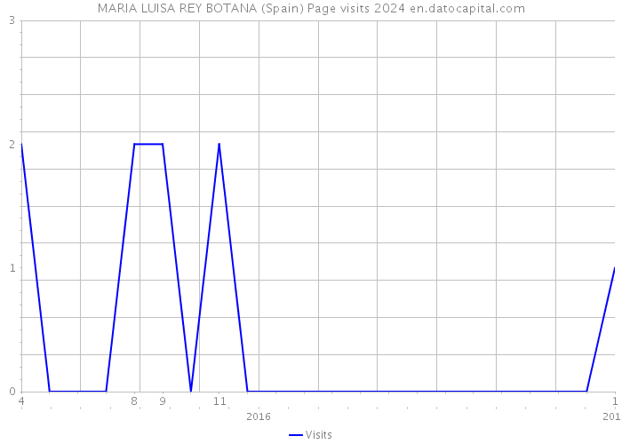 MARIA LUISA REY BOTANA (Spain) Page visits 2024 