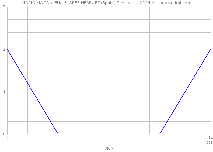MARIA MAGDALENA FLORES HERRAEZ (Spain) Page visits 2024 
