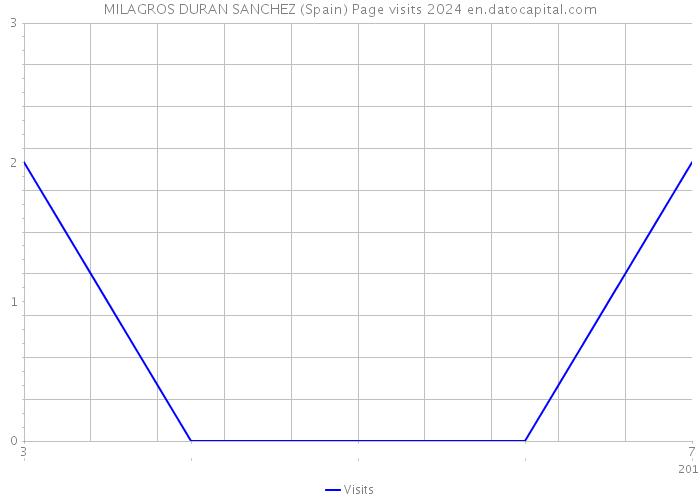 MILAGROS DURAN SANCHEZ (Spain) Page visits 2024 