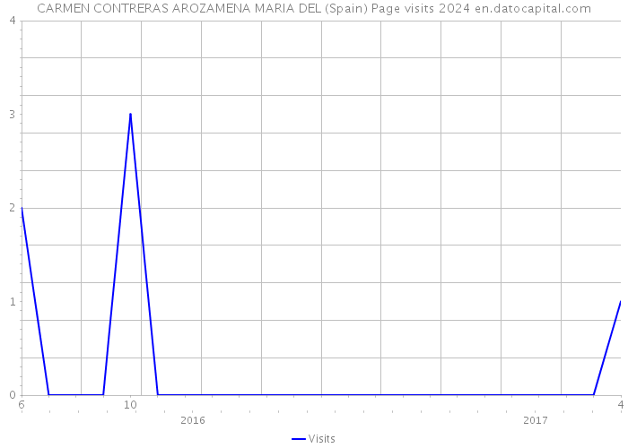 CARMEN CONTRERAS AROZAMENA MARIA DEL (Spain) Page visits 2024 