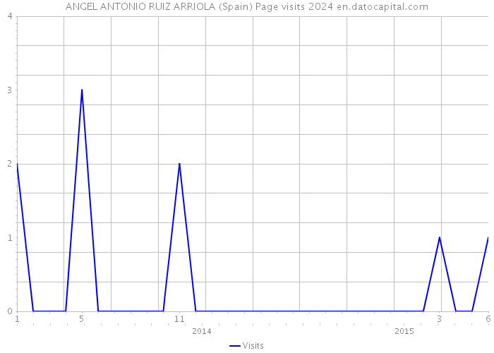 ANGEL ANTONIO RUIZ ARRIOLA (Spain) Page visits 2024 