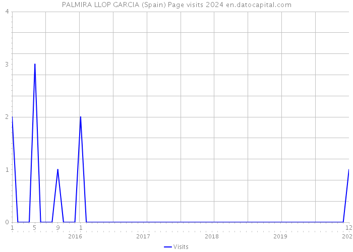 PALMIRA LLOP GARCIA (Spain) Page visits 2024 