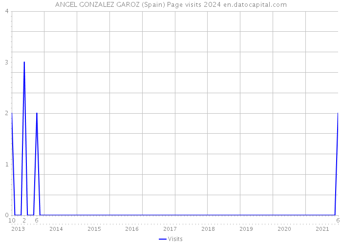 ANGEL GONZALEZ GAROZ (Spain) Page visits 2024 