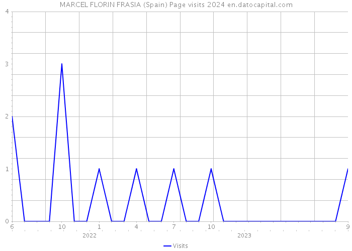 MARCEL FLORIN FRASIA (Spain) Page visits 2024 