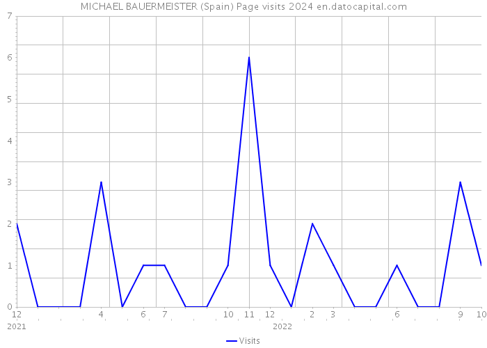 MICHAEL BAUERMEISTER (Spain) Page visits 2024 