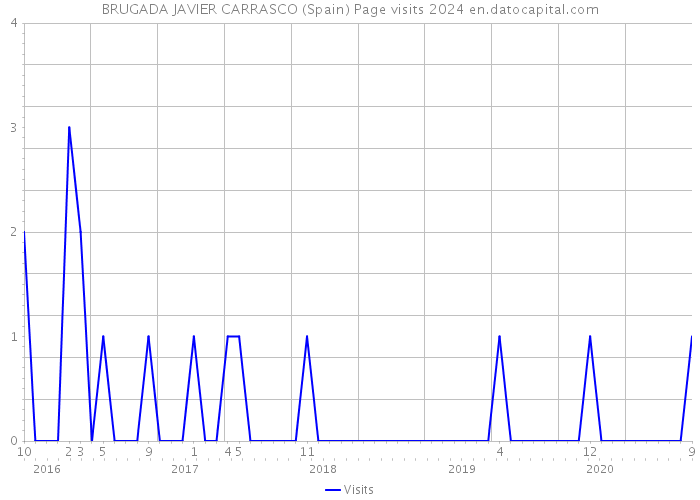 BRUGADA JAVIER CARRASCO (Spain) Page visits 2024 