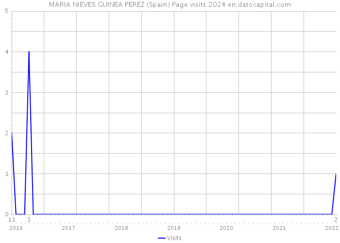 MARIA NIEVES GUINEA PEREZ (Spain) Page visits 2024 