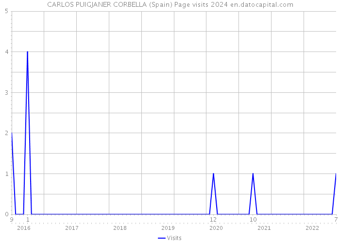 CARLOS PUIGJANER CORBELLA (Spain) Page visits 2024 