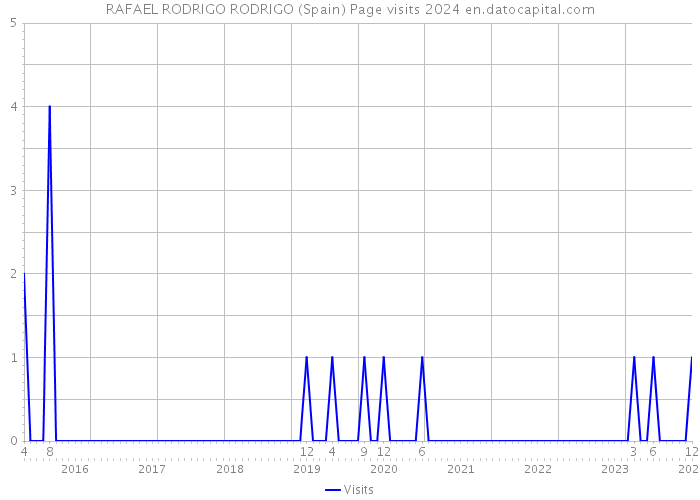 RAFAEL RODRIGO RODRIGO (Spain) Page visits 2024 