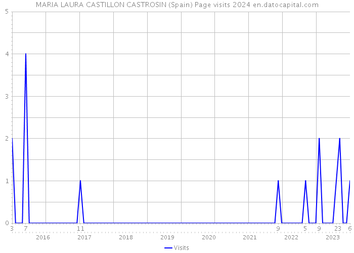 MARIA LAURA CASTILLON CASTROSIN (Spain) Page visits 2024 