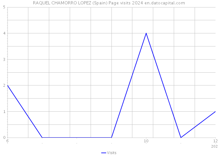 RAQUEL CHAMORRO LOPEZ (Spain) Page visits 2024 