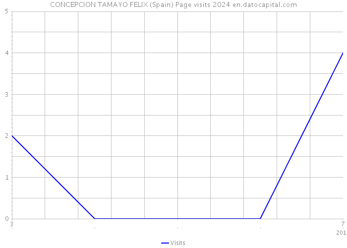 CONCEPCION TAMAYO FELIX (Spain) Page visits 2024 