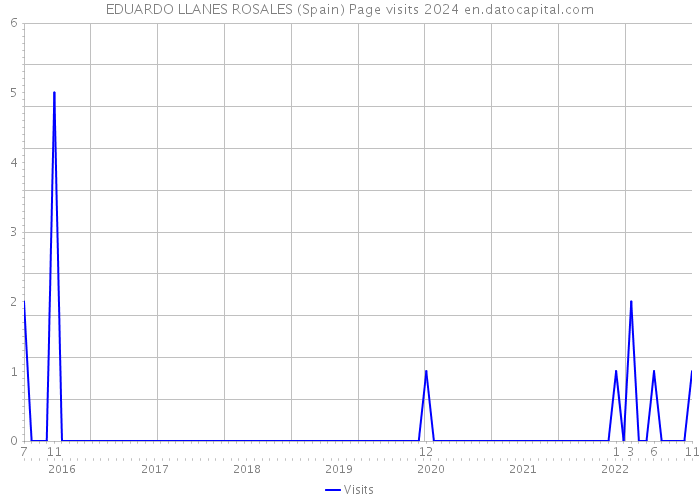 EDUARDO LLANES ROSALES (Spain) Page visits 2024 