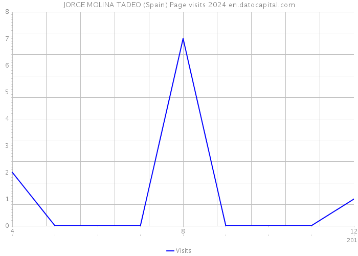 JORGE MOLINA TADEO (Spain) Page visits 2024 