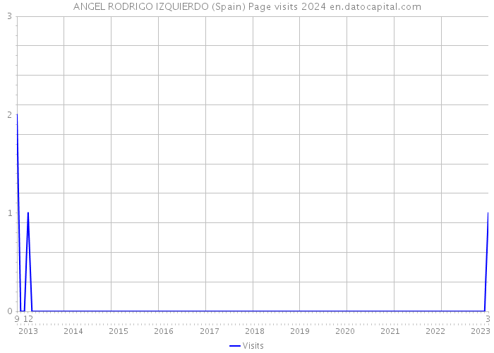 ANGEL RODRIGO IZQUIERDO (Spain) Page visits 2024 
