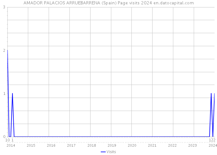 AMADOR PALACIOS ARRUEBARRENA (Spain) Page visits 2024 