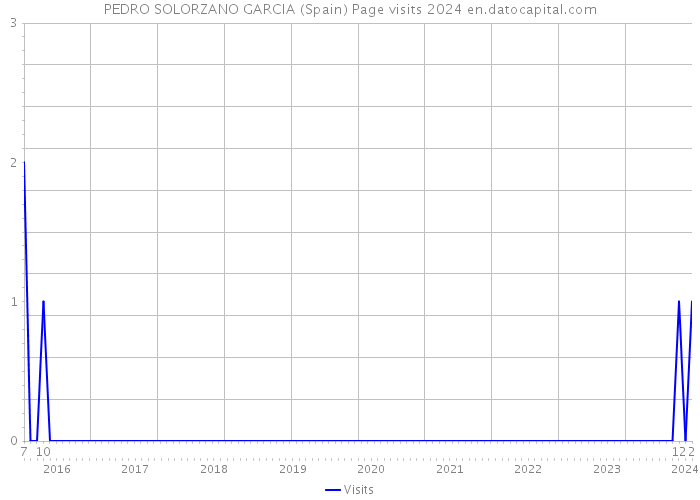 PEDRO SOLORZANO GARCIA (Spain) Page visits 2024 