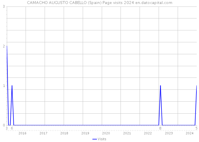 CAMACHO AUGUSTO CABELLO (Spain) Page visits 2024 