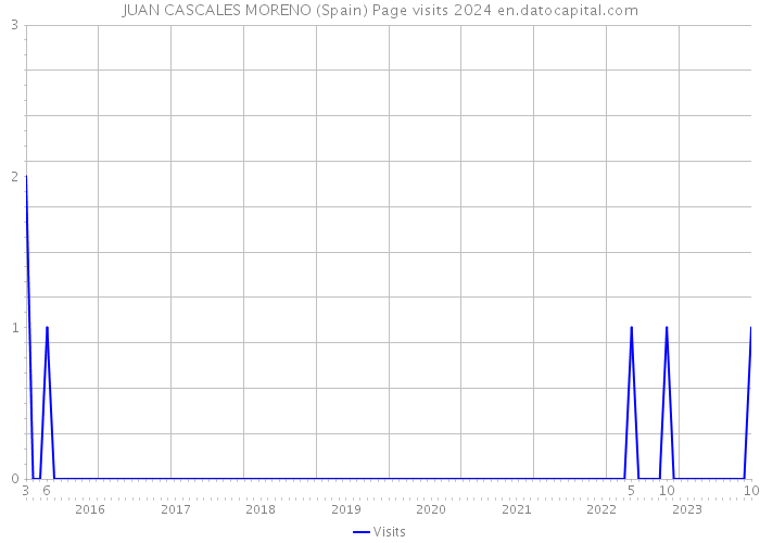 JUAN CASCALES MORENO (Spain) Page visits 2024 