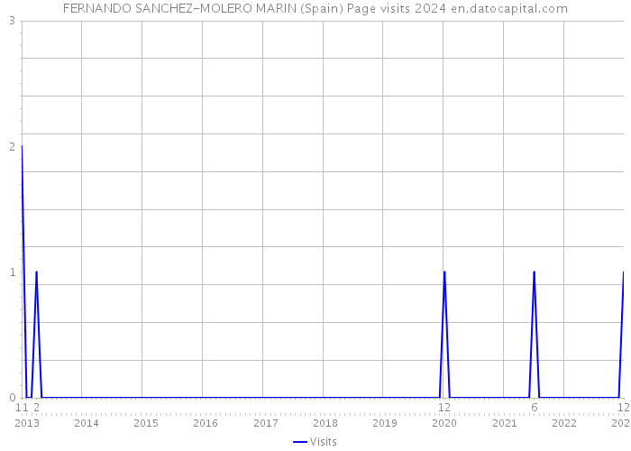 FERNANDO SANCHEZ-MOLERO MARIN (Spain) Page visits 2024 