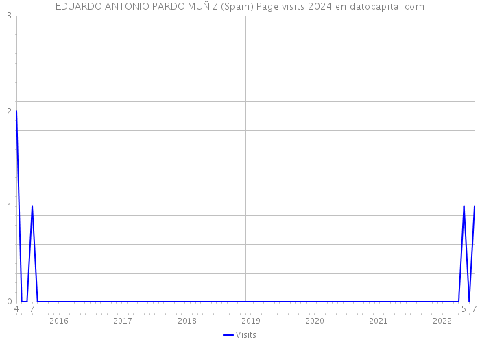 EDUARDO ANTONIO PARDO MUÑIZ (Spain) Page visits 2024 