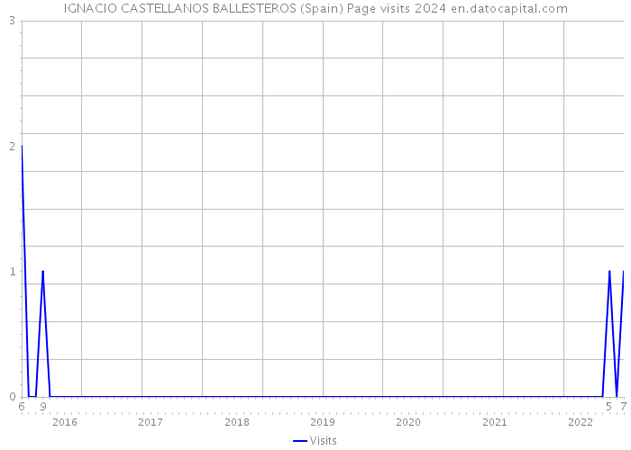 IGNACIO CASTELLANOS BALLESTEROS (Spain) Page visits 2024 