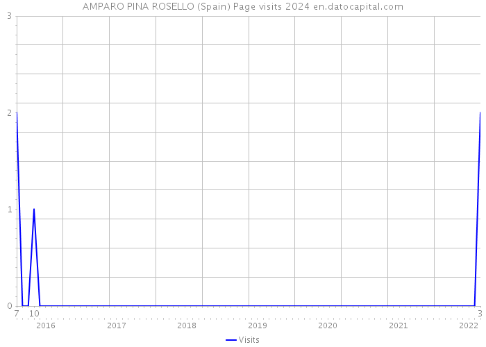 AMPARO PINA ROSELLO (Spain) Page visits 2024 