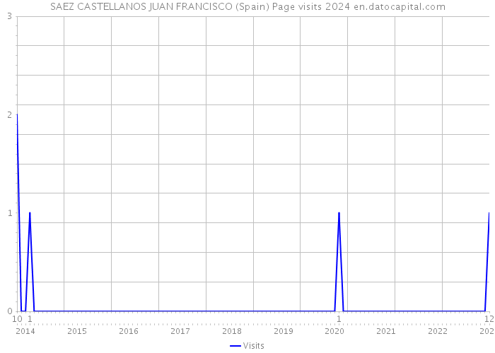 SAEZ CASTELLANOS JUAN FRANCISCO (Spain) Page visits 2024 