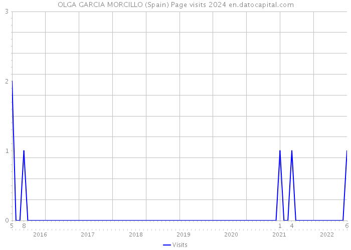 OLGA GARCIA MORCILLO (Spain) Page visits 2024 