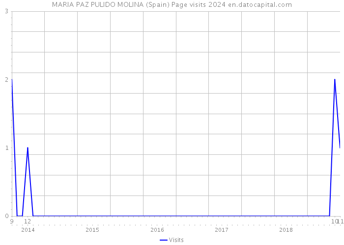 MARIA PAZ PULIDO MOLINA (Spain) Page visits 2024 